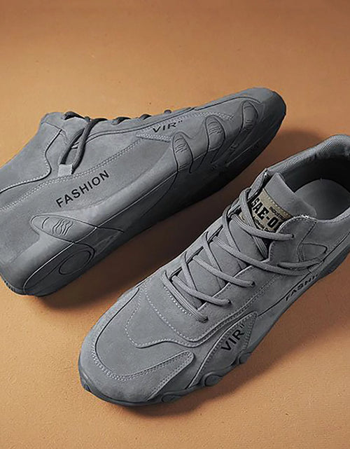 Load image into Gallery viewer, Canvas Shoes for Men Shoes Men Lace up Extra Wide Dress Shoes for Men Sports Shoes for Men Popular Labor Work Shoes Wear High Top Board Shoes Casual Leisure Shoes Mens Leather Casual Shoes Siz
