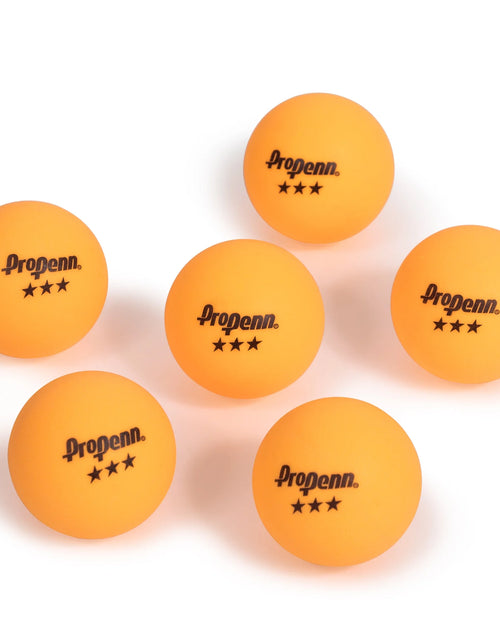 Load image into Gallery viewer, Pro Tournament 3-Star Table Tennis Balls, 40 Mm, Orange, 6 Count
