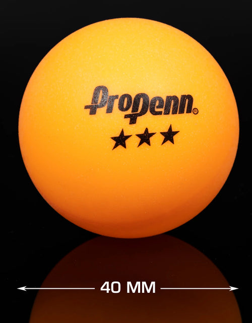 Load image into Gallery viewer, Pro Tournament 3-Star Table Tennis Balls, 40 Mm, Orange, 6 Count
