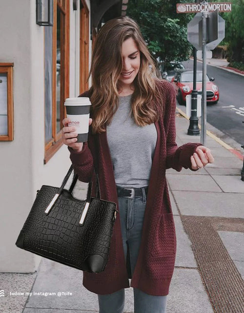 Load image into Gallery viewer, Satchel Purses and Handbags for Women Shoulder Tote Bags Wallets
