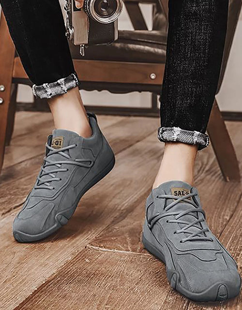 Load image into Gallery viewer, Canvas Shoes for Men Shoes Men Lace up Extra Wide Dress Shoes for Men Sports Shoes for Men Popular Labor Work Shoes Wear High Top Board Shoes Casual Leisure Shoes Mens Leather Casual Shoes Siz
