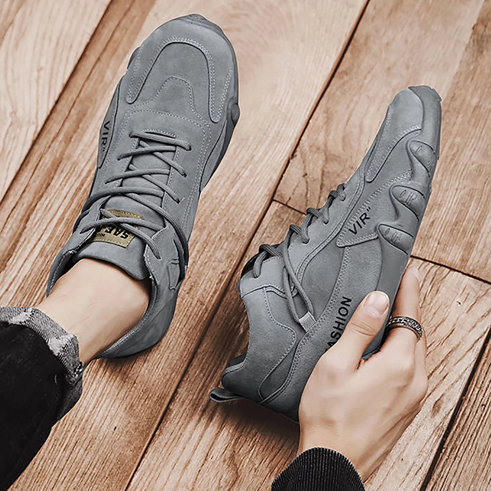 Canvas Shoes for Men Shoes Men Lace up Extra Wide Dress Shoes for Men Sports Shoes for Men Popular Labor Work Shoes Wear High Top Board Shoes Casual Leisure Shoes Mens Leather Casual Shoes Siz