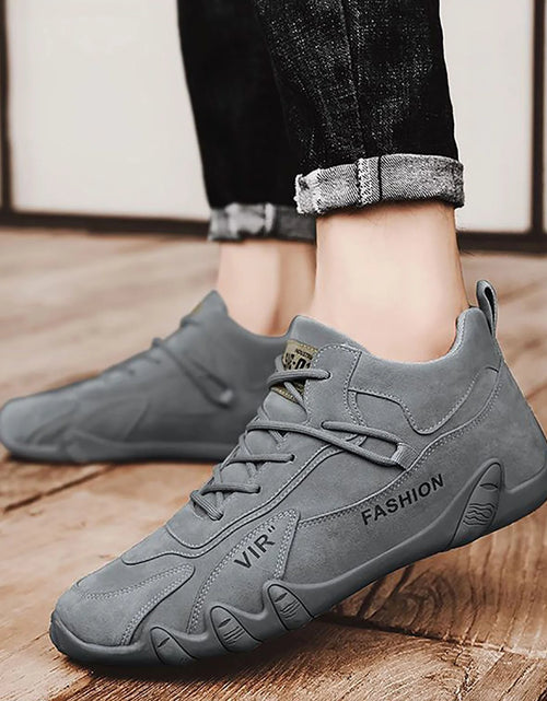 Load image into Gallery viewer, Canvas Shoes for Men Shoes Men Lace up Extra Wide Dress Shoes for Men Sports Shoes for Men Popular Labor Work Shoes Wear High Top Board Shoes Casual Leisure Shoes Mens Leather Casual Shoes Siz
